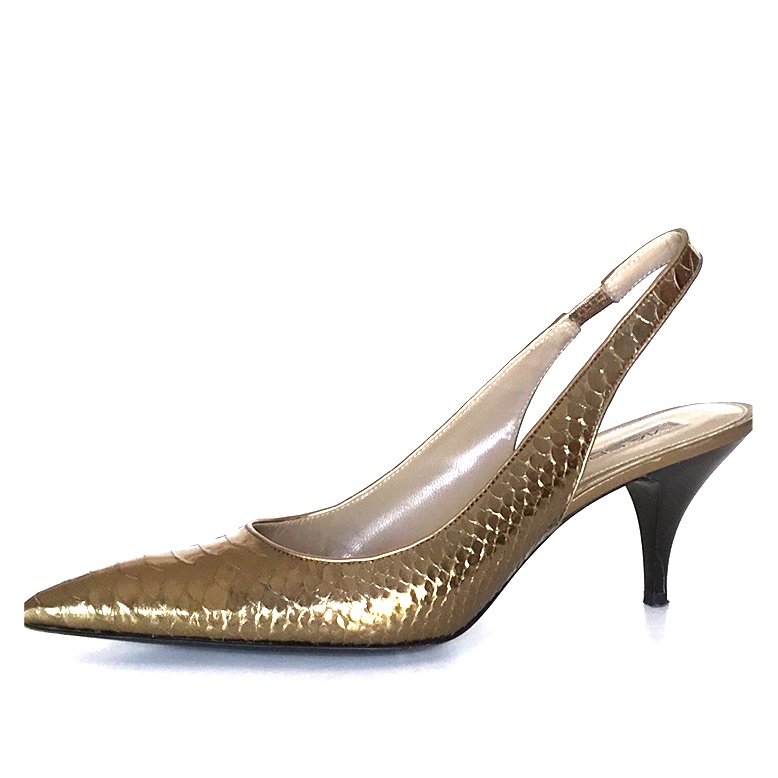 Via Spiga Python Slingback